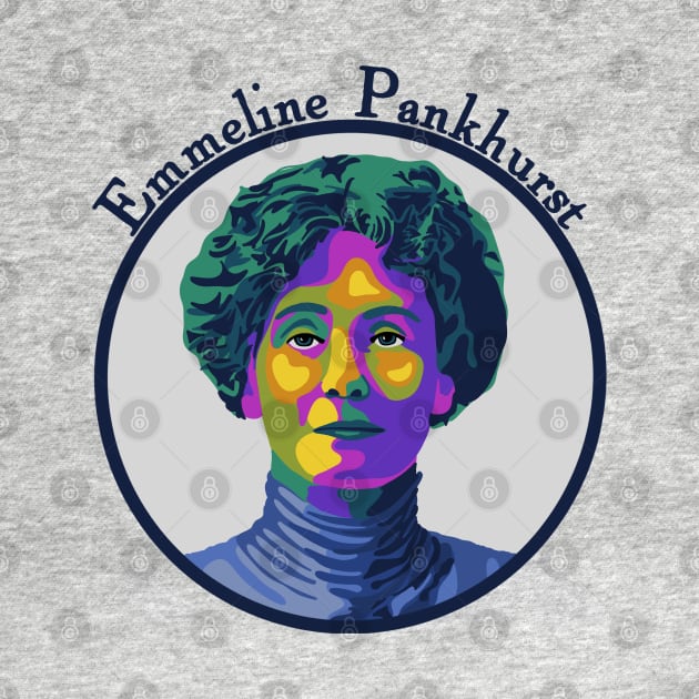 Emmeline Pankhurst Portrait by Slightly Unhinged